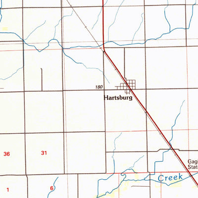 United States Geological Survey Lincoln, IL (1985, 100000-Scale) digital map