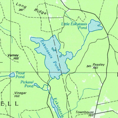 United States Geological Survey Lincoln, ME (1986, 100000-Scale) digital map