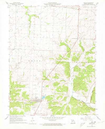 United States Geological Survey Lincoln, MO (1961, 24000-Scale) digital map