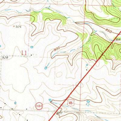 United States Geological Survey Lincoln, MO (1961, 24000-Scale) digital map