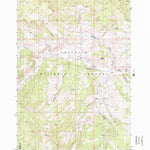 United States Geological Survey Lincoln Mountain, MT (1988, 24000-Scale) digital map