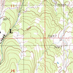 United States Geological Survey Lincoln Mountain, MT (1988, 24000-Scale) digital map