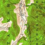 United States Geological Survey Lincoln Mountain, VT (1919, 62500-Scale) digital map