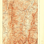 United States Geological Survey Lincoln Mountain, VT (1921, 62500-Scale) digital map