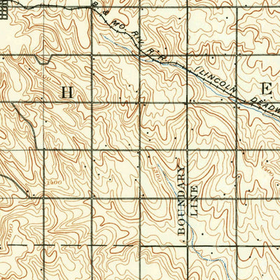 United States Geological Survey Lincoln, NE (1897, 125000-Scale) digital map