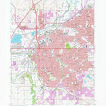 United States Geological Survey Lincoln, NE (1964, 24000-Scale) digital map