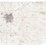 United States Geological Survey Lincoln, NE (1986, 100000-Scale) digital map