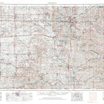 United States Geological Survey Lincoln, NE-KS (1955, 250000-Scale) digital map