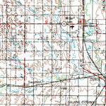 United States Geological Survey Lincoln, NE-KS (1955, 250000-Scale) digital map