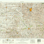 United States Geological Survey Lincoln, NE-KS (1958, 250000-Scale) digital map