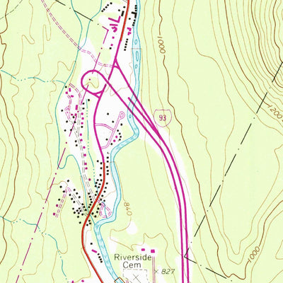 United States Geological Survey Lincoln, NH (1967, 24000-Scale) digital map