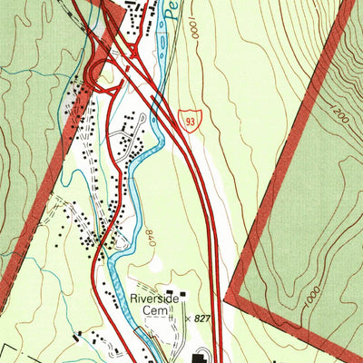 United States Geological Survey Lincoln, NH (1995, 24000-Scale) digital map