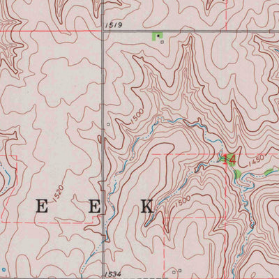 United States Geological Survey Lincoln NW, KS (1968, 24000-Scale) digital map