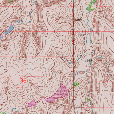 United States Geological Survey Lincoln NW, KS (1968, 24000-Scale) digital map
