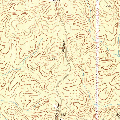 United States Geological Survey Lincoln Park, GA (1971, 24000-Scale) digital map