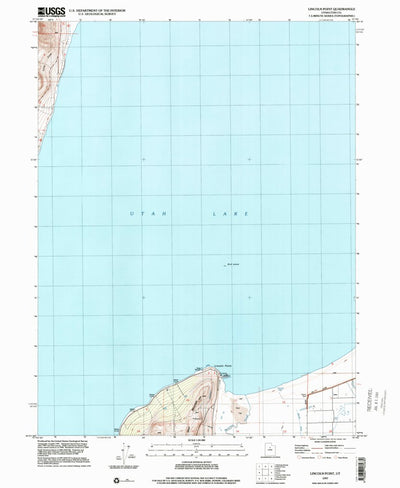 United States Geological Survey Lincoln Point, UT (1997, 24000-Scale) digital map