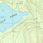 United States Geological Survey Lincoln Pond, ME (1990, 24000-Scale) digital map