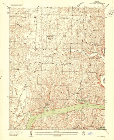 United States Geological Survey Lincoln SE, MO (1936, 24000-Scale) digital map