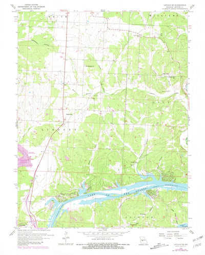 United States Geological Survey Lincoln SE, MO (1959, 24000-Scale) digital map
