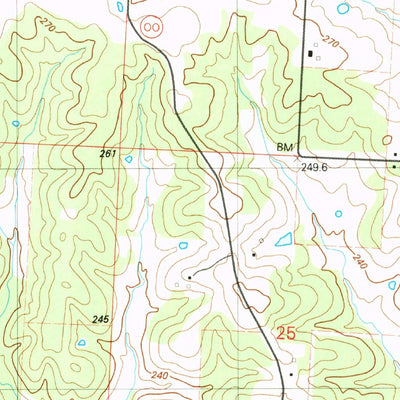 United States Geological Survey Lincoln SE, MO (1983, 24000-Scale) digital map