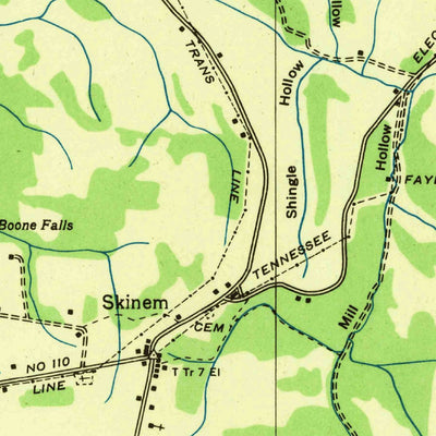 United States Geological Survey Lincoln, TN (1936, 24000-Scale) digital map