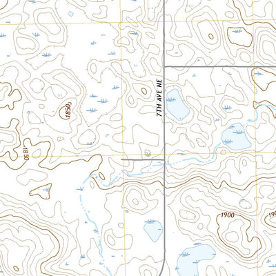 United States Geological Survey Lincoln Valley NW, ND (2020, 24000-Scale) digital map