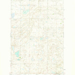 United States Geological Survey Lincoln Valley SE, ND (1960, 24000-Scale) digital map