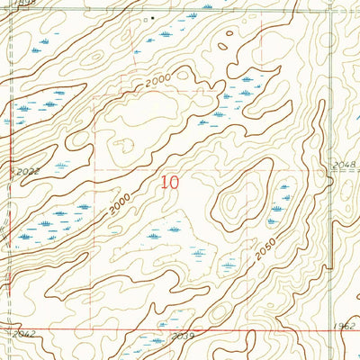 United States Geological Survey Lincoln Valley SE, ND (1960, 24000-Scale) digital map