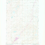 United States Geological Survey Lincoln Valley SW, ND (1960, 24000-Scale) digital map