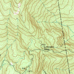 United States Geological Survey Lincoln, VT (1970, 24000-Scale) digital map