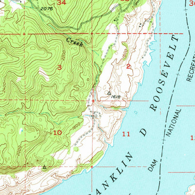 United States Geological Survey Lincoln, WA (1948, 62500-Scale) digital map