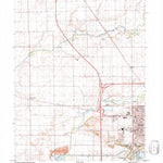 United States Geological Survey Lincoln West, IL (1996, 24000-Scale) digital map