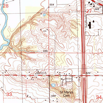 United States Geological Survey Lincoln West, IL (1996, 24000-Scale) digital map
