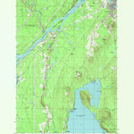 United States Geological Survey Lincoln West, ME (1988, 24000-Scale) digital map
