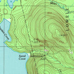 United States Geological Survey Lincoln West, ME (1988, 24000-Scale) digital map