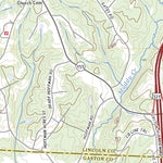 United States Geological Survey Lincolnton East, NC (2022, 24000-Scale) digital map