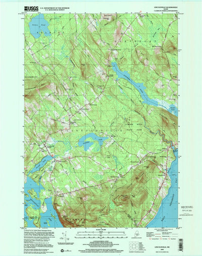 United States Geological Survey Lincolnville, ME (2000, 24000-Scale) digital map