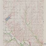 United States Geological Survey Lincolnville SW, KS (1957, 24000-Scale) digital map