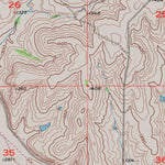 United States Geological Survey Lincolnville SW, KS (1957, 24000-Scale) digital map