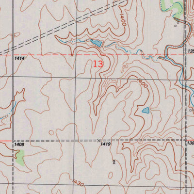 United States Geological Survey Lincolnville SW, KS (1989, 24000-Scale) digital map
