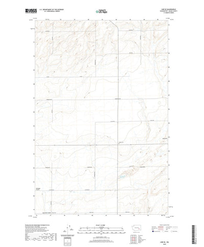 United States Geological Survey Lind SE, WA (2020, 24000-Scale) digital map