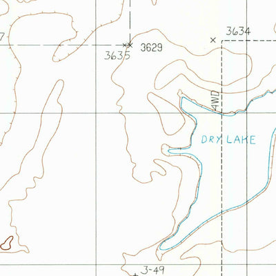 United States Geological Survey Linda Lake North, TX (1984, 24000-Scale) digital map