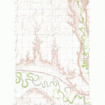 United States Geological Survey Lindeke Coulee, MT (1972, 24000-Scale) digital map
