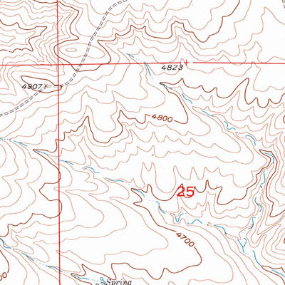 United States Geological Survey Lindemulder Hill, MT (1956, 24000-Scale) digital map