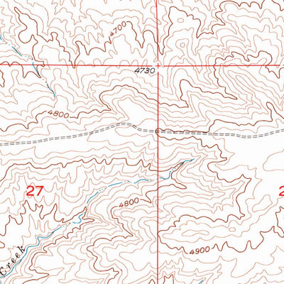 United States Geological Survey Lindemulder Hill, MT (1956, 24000-Scale) digital map