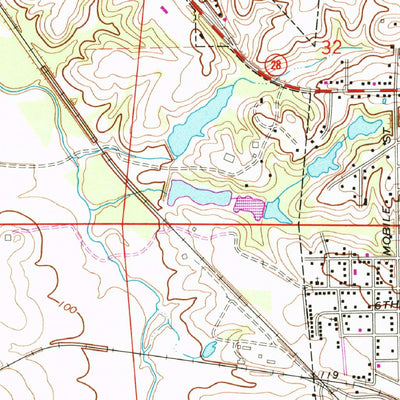 United States Geological Survey Linden, AL (1970, 24000-Scale) digital map