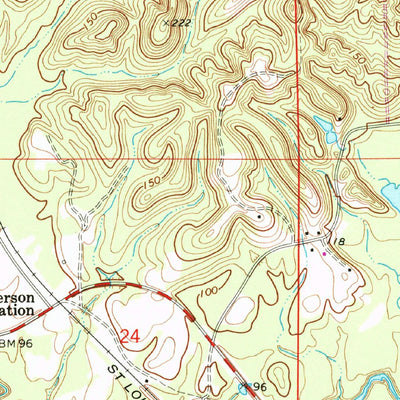 United States Geological Survey Linden, AL (1970, 24000-Scale) digital map