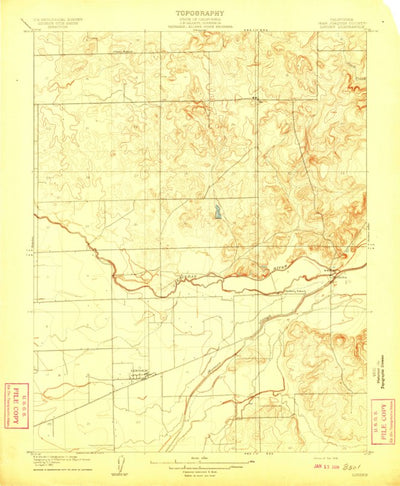 United States Geological Survey Linden, CA (1908, 31680-Scale) digital map