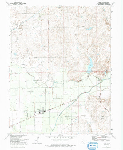 United States Geological Survey Linden, CA (1968, 24000-Scale) digital map