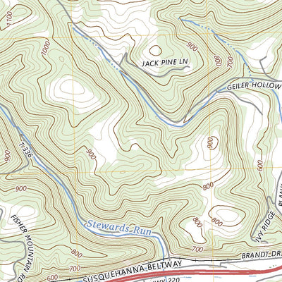 United States Geological Survey Linden, PA (2023, 24000-Scale) digital map